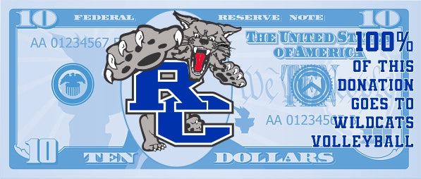 Donation to Wildcats Volleyball