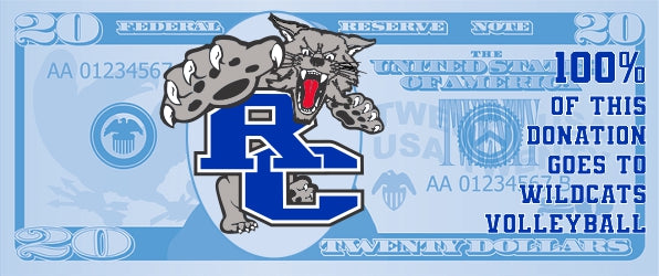 Donation to Wildcats Volleyball