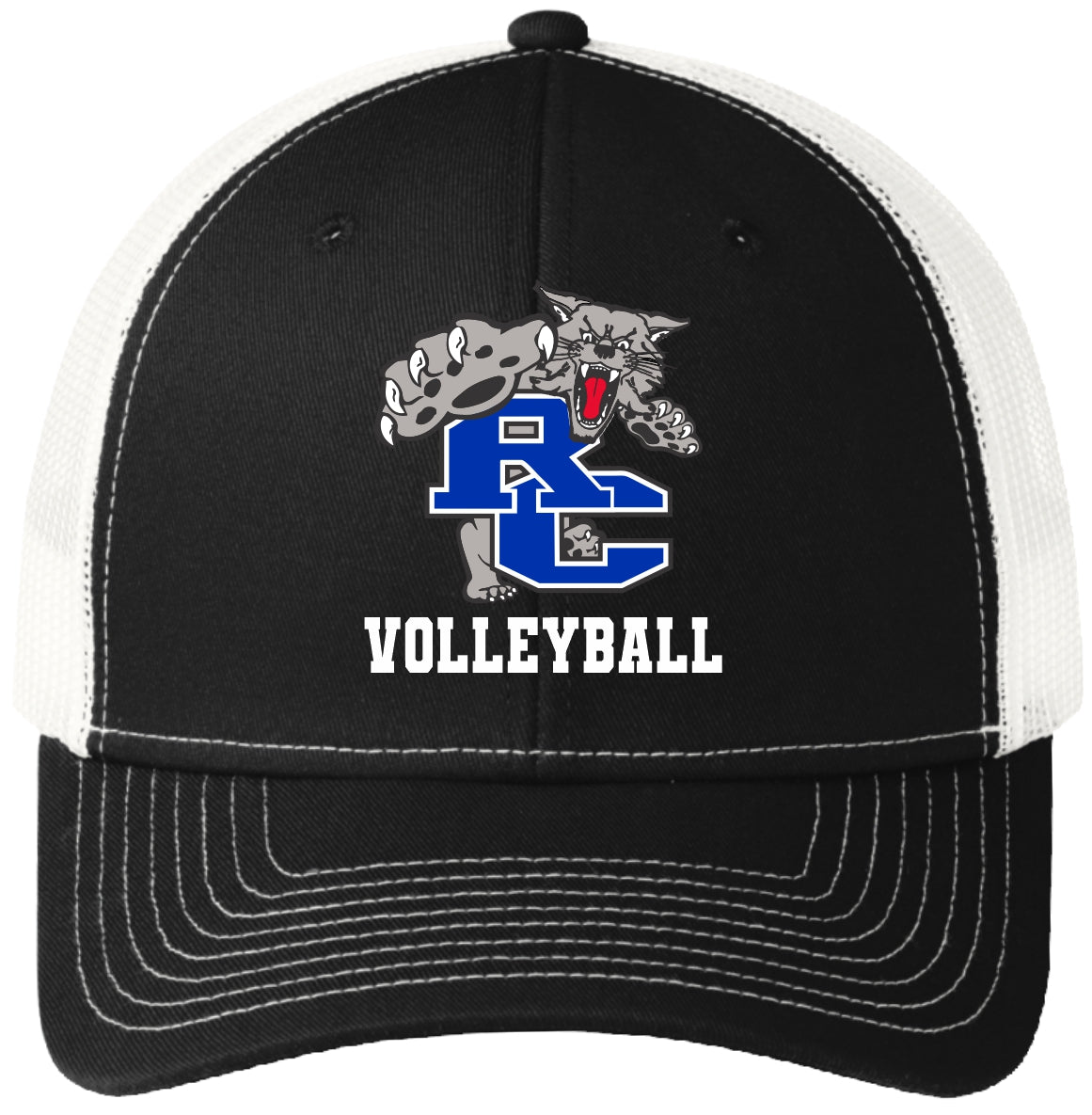 RC Volleyball Snapback Trucker Cap (Embroidered!)