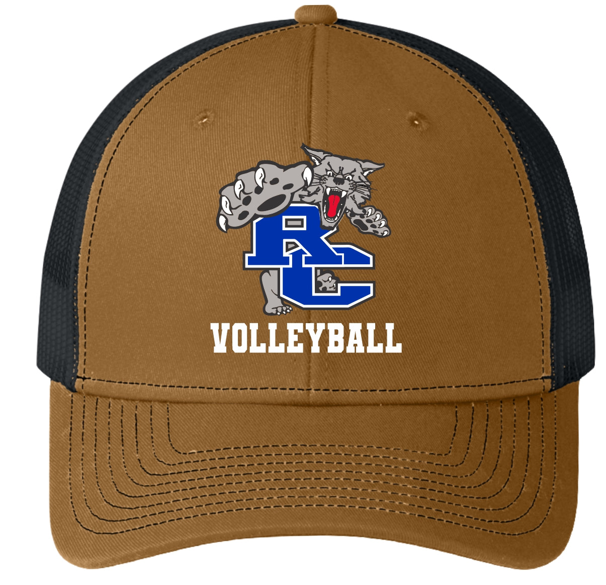 RC Volleyball Snapback Trucker Cap (Embroidered!)