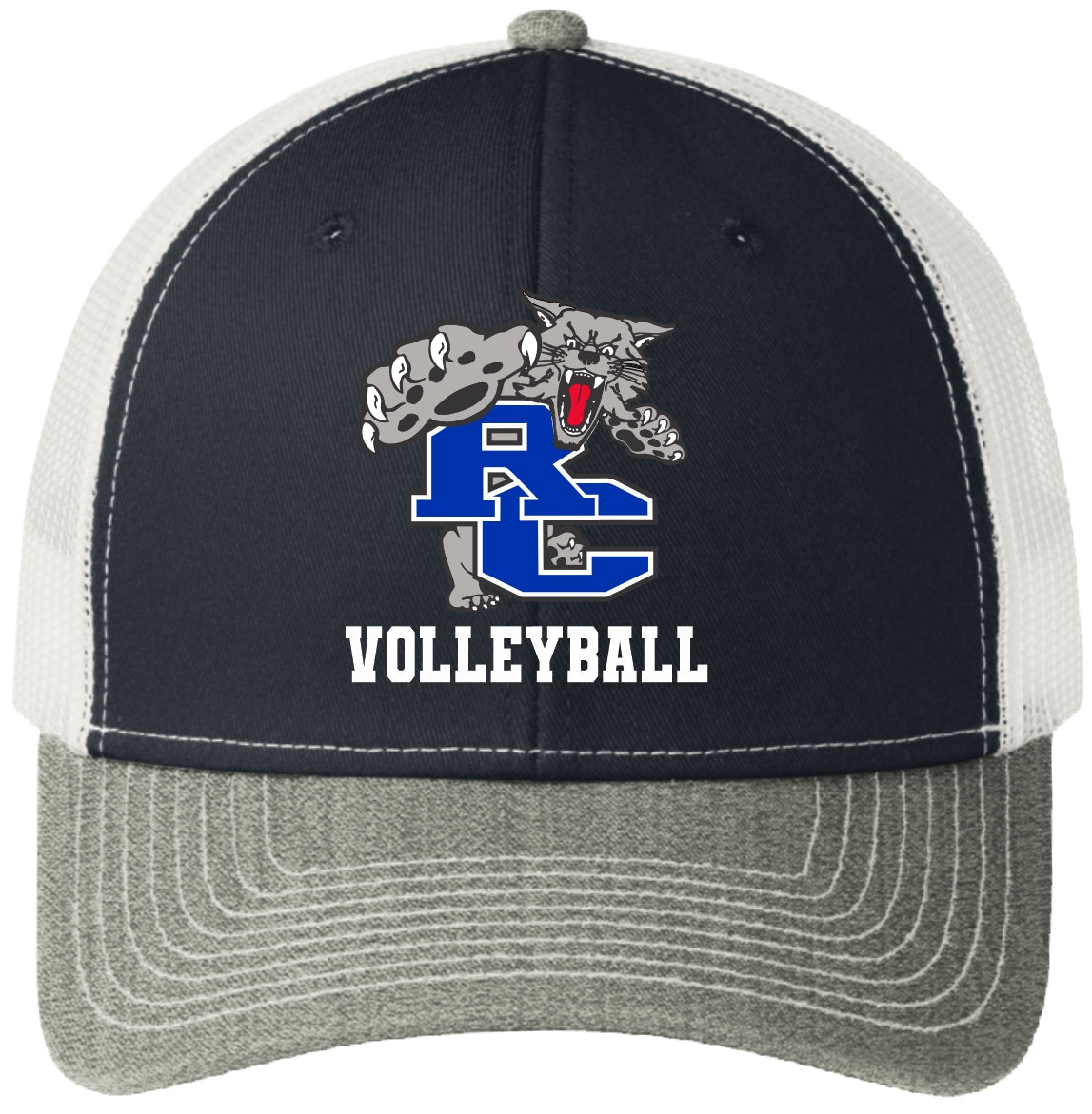 RC Volleyball Snapback Trucker Cap (Embroidered!)