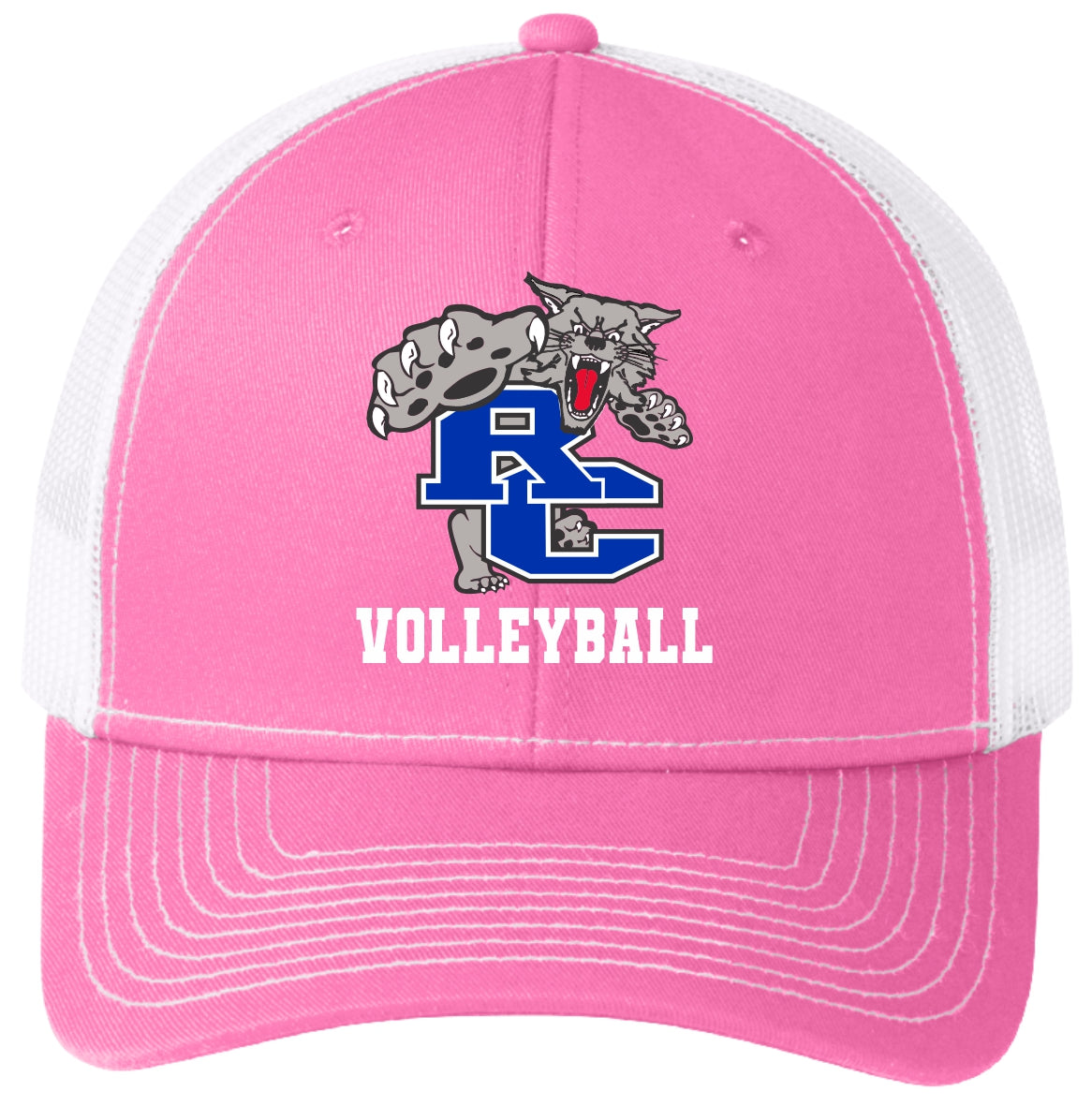 RC Volleyball Snapback Trucker Cap (Embroidered!)