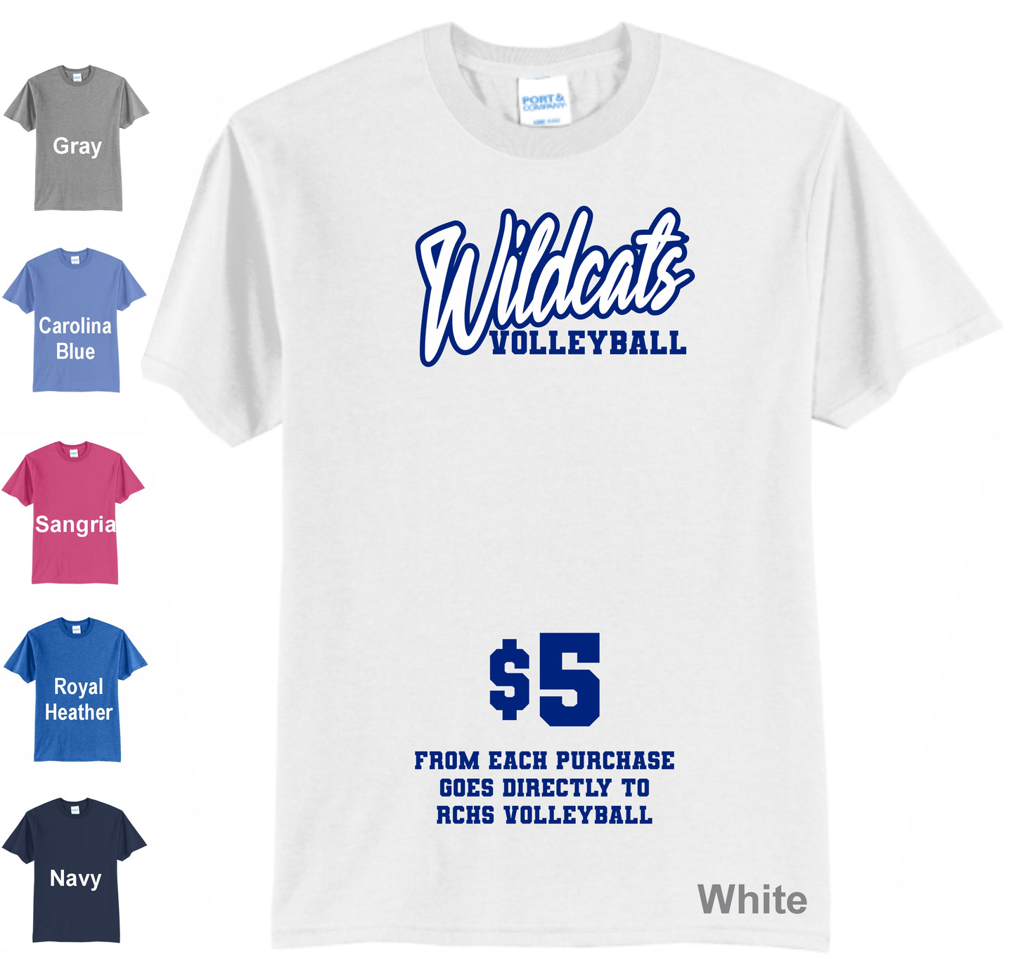 Rockbridge / Wildcats Volleyball Short Sleeve T-Shirt