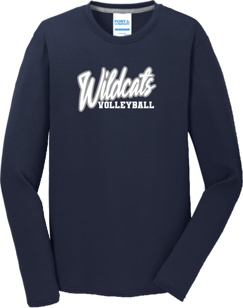 Rockbridge / Wildcats Volleyball Long Sleeve Performance Tee